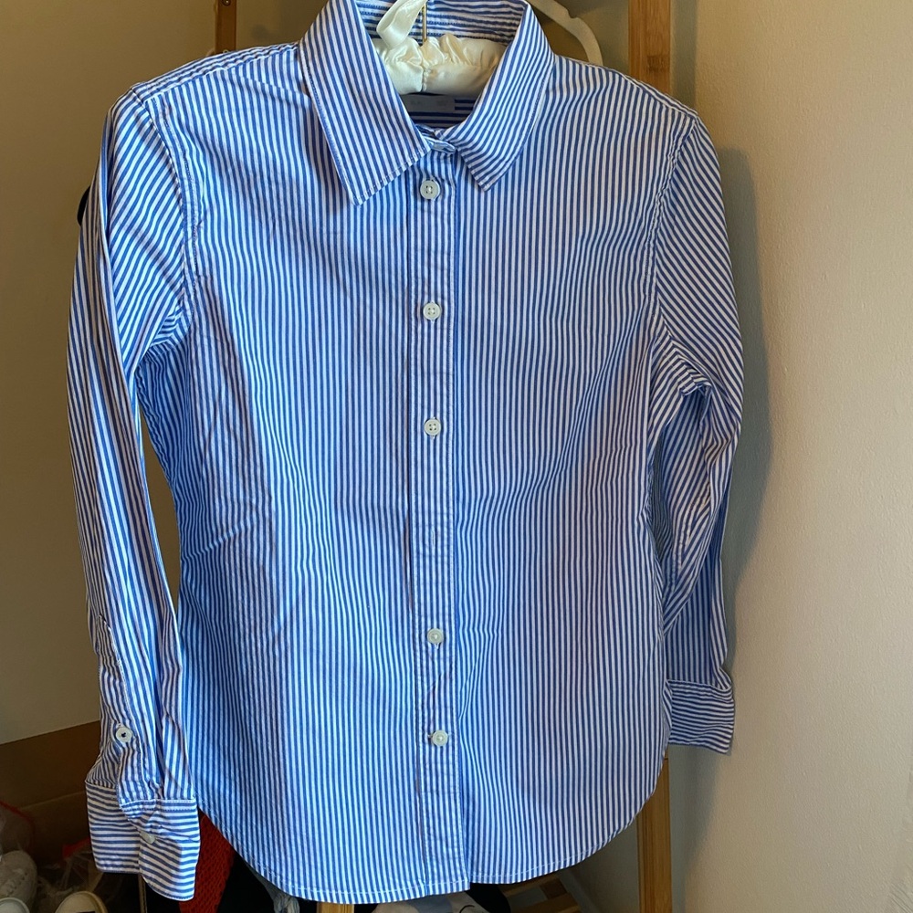 J. Crew Stripe Cotton Button Down Shirt